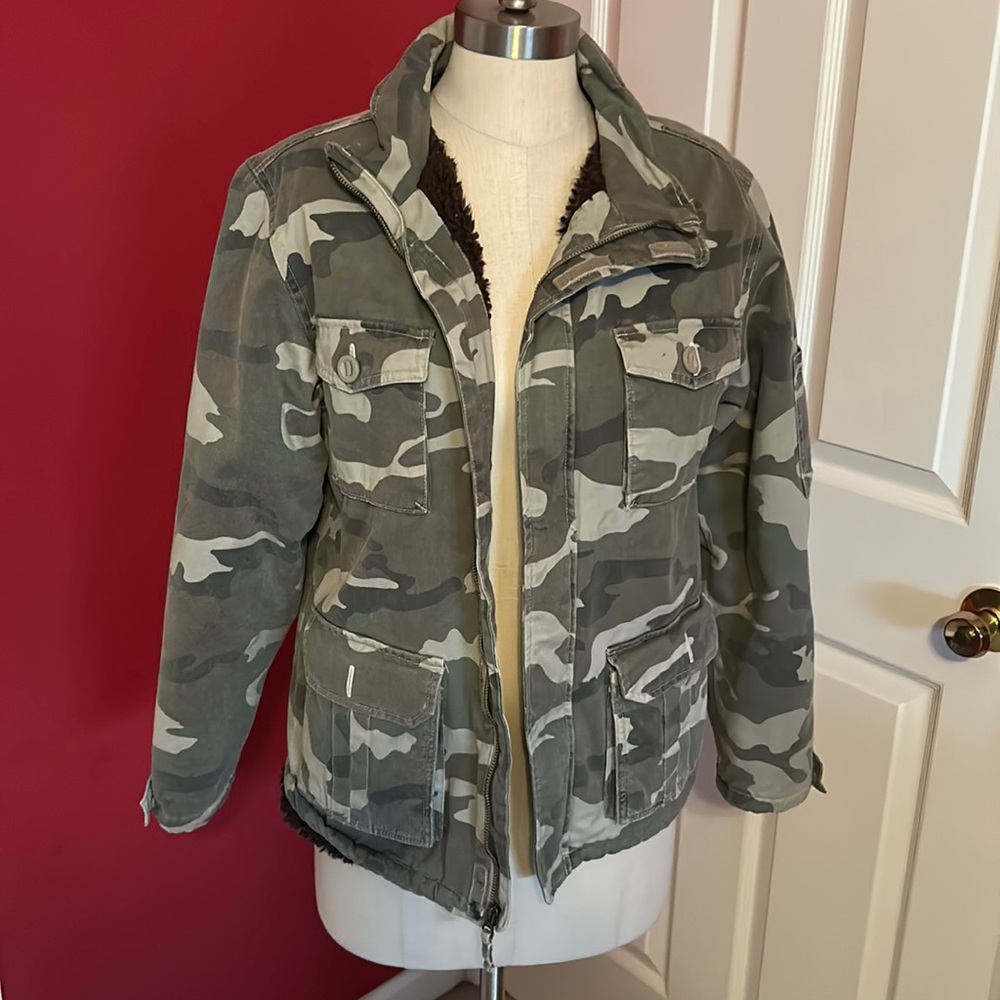 Faded Glory Boys  Camo Coat